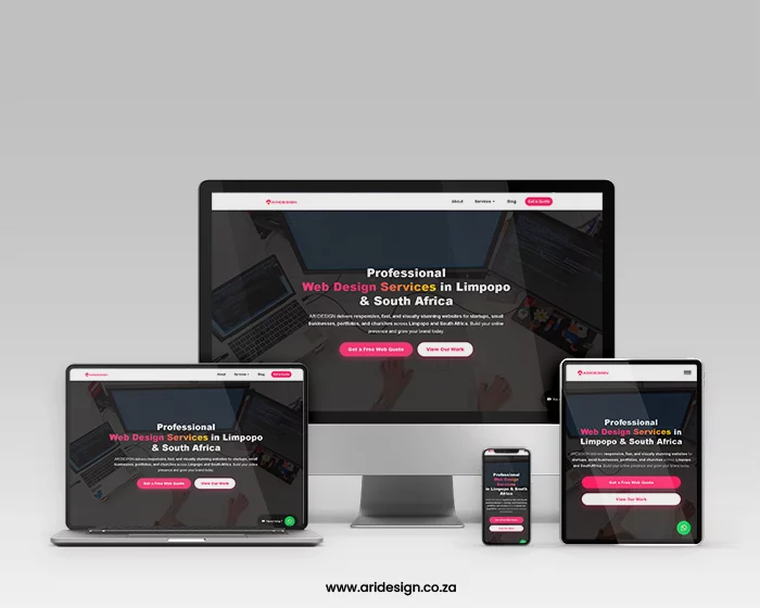 Graphic Design Website Design by ARIDESIGN in Limpopo