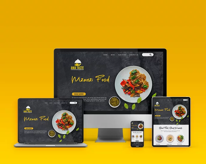 Restaurant Website Design by ARIDESIGN in Limpopo